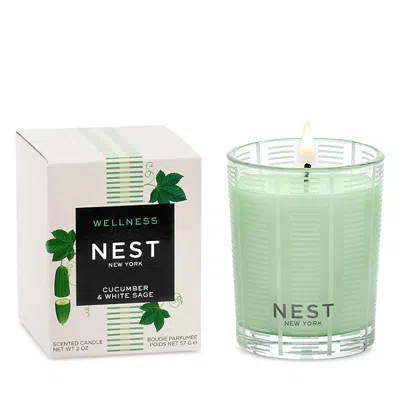 Nest New York Cucumber & White Sage Votive Candle, 2 Oz. In Green