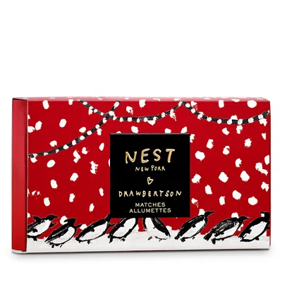 Nest New York Donald Robertson Drawbertson Holiday Matches In Red