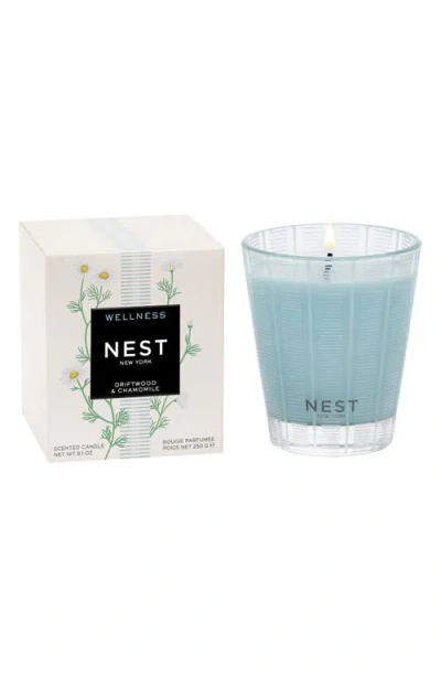 Nest New York Driftwood & Chamomile Scented Candle In Transparent