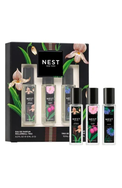 Nest New York Eau De Parfum Mini Rollerball Trio In Transparent