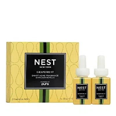 Nest New York Grapefruit Pura Refills, Set Of 2 In Yellow