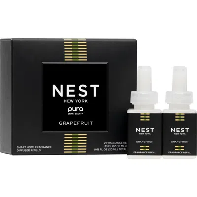 Nest New York Grapefruit Pura Smart Home Fragrance Diffuser Refill Duo In No Color
