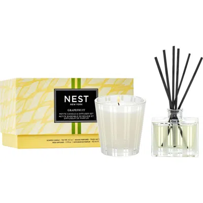 Nest New York Grapefruit Scented Petite Candle & Diffuser Gift Set In No Color