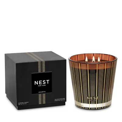 Nest New York Hearth 3-wick Candle 56 Oz. In Black