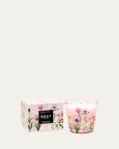 Nest New York Himalayan Salt & Rosewater 3-wick Candle, 21 Oz. In Pink