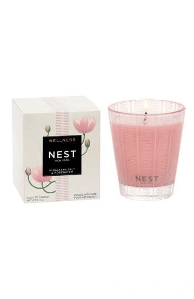 Nest New York Himalayan Salt & Rosewater Candle In Pink