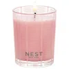 Nest New York Himalayan Salt & Rosewater Votive Candle 2 Oz/57 G In Pink