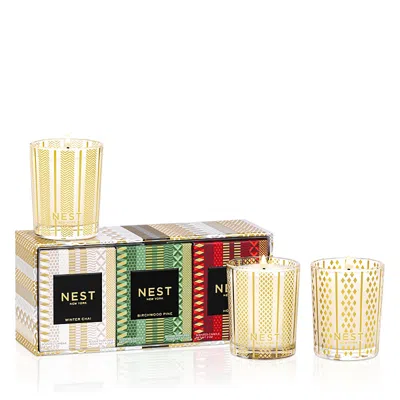 Nest New York Holiday Festive Votive Trio In Multi