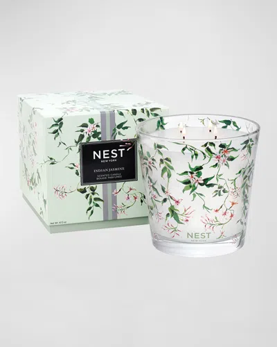 Nest New York Indian Jasmine Luxury 4-wick Specialty Candle, 1.34 Kg In White