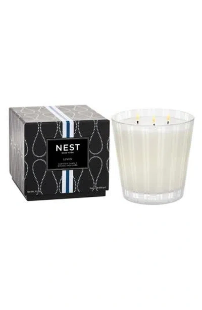 Nest New York Linen 3-wick Candle In No Color