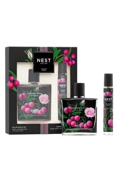 Nest New York Lychee Rose 2-piece Perfume Set $124 Value In Transparent