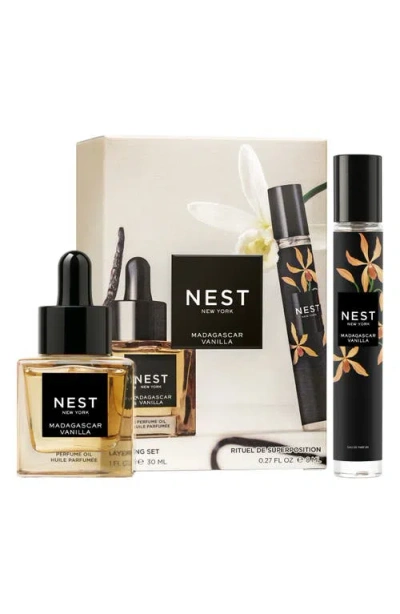 Nest New York Madagascar Vanilla Eau De Parfum & Perfume Oil Set $140 Value In Transparent