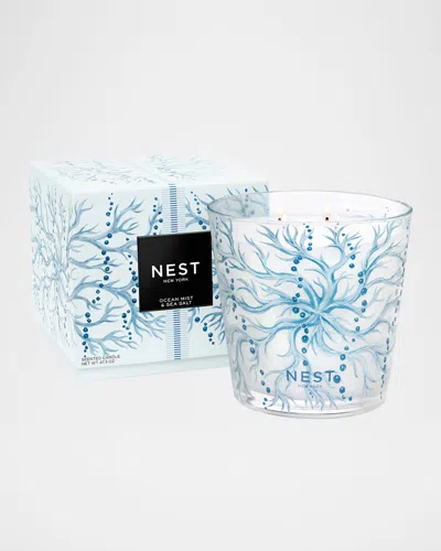 Nest New York Ocean Mist & Sea Salt Luxury 4-wick Candle, 43.7 Oz.