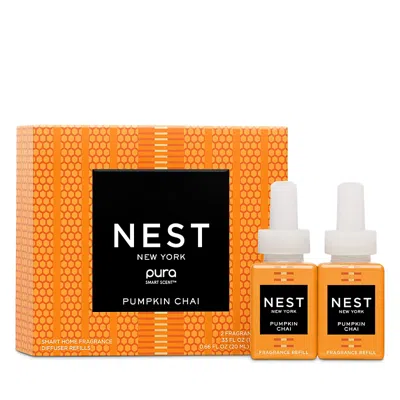 Nest New York Pumpkin Chai Pura Refill Duo In Orange