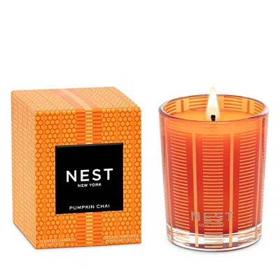 Nest New York Pumpkin Chai Votive Candle 2 Oz. In Orange