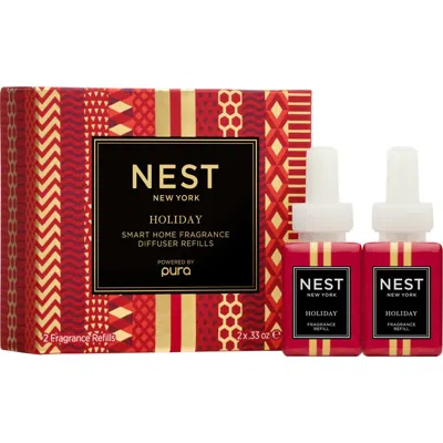 Nest New York Pura Smart Home Holiday Fragrance Diffuser Refill Duo In No Color