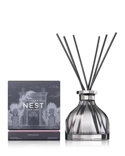 Nest New York Rose Sublime Reed Diffuser 16.9 Oz. In Gray