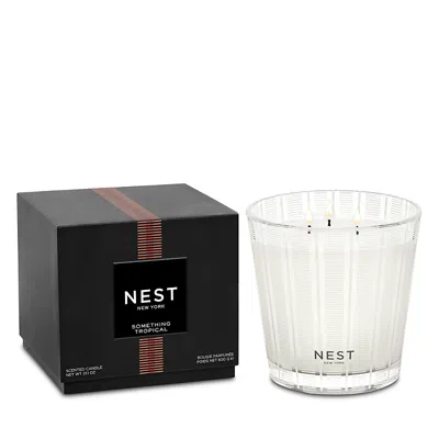 Nest New York Something Tropical 3 Wick Candle In Orange