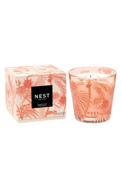 Nest New York Something Tropical Decorative Three-wick Scented Candle In Pink