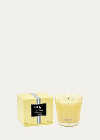 Nest New York Sunlit Yuzu & Neroli 3-wick Candle, 600g In Yellow