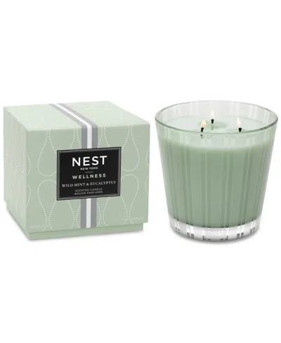 Nest New York Wild Mint & Eucalyptus 3-wick Candle, 21.1 Oz.