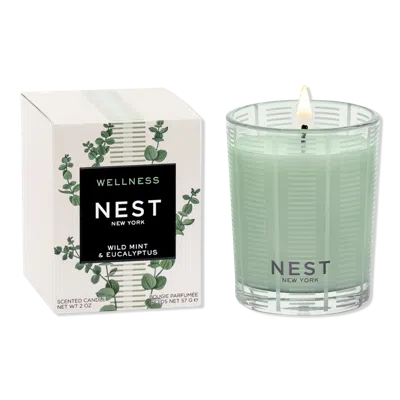 Nest New York Wild Mint & Eucalyptus Votive Candle In Green