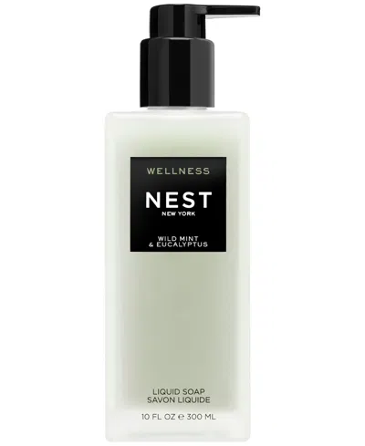 Nest New York Wild Mint Liquid Soap, 10 Oz. In Transparent