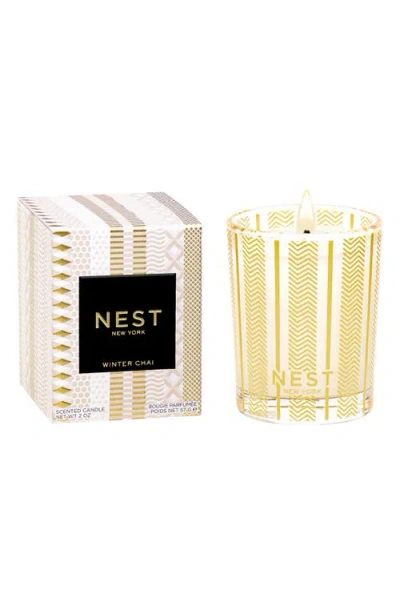 Nest New York Winter Chai Votive Candle In Gold