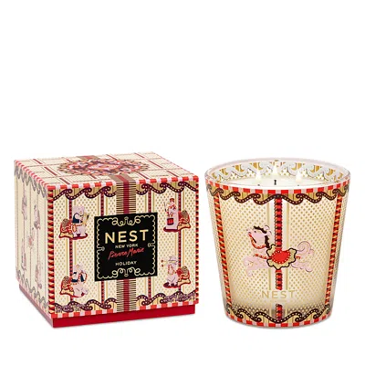 Nest New York X Pierre Marie Holiday 3-wick Candle 56 Oz. In Neutral