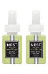 Nest New York Lime Zest & Matcha Pura Refill, Set Of 2 In Lime Zest Matcha