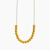 Nest Pretty Things Women's Colorful Bead Necklace In Mustard In Yellow