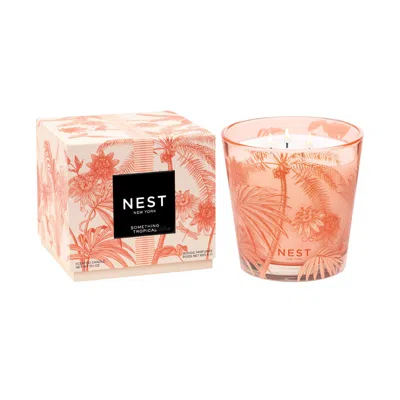 Nest Something Tropical Decorative Candle In Transparent