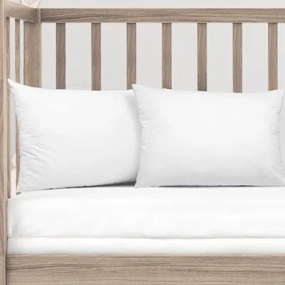 Nestl 100% Cotton Toddler Pillow In White