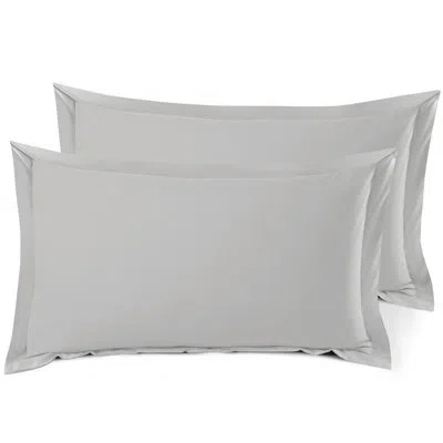 Nestl 100% Polyester Buttons Sham In Silver