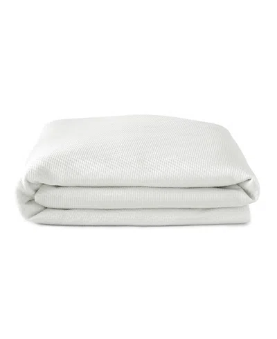 Nestl 18" Water-resistant 5-sided Mattress Protector, Twin In White