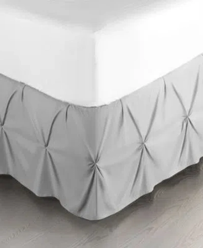 Nestl Bedding 14 Tailored Pinch Pleated Bedskirts In Cream