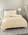 Nestl Bedding Neslt Super Soft Double Brushed Microfiber 3 Pc. Duvet Cover Set, California King In Beige