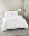 Nestl Bedding Neslt Super Soft Double Brushed Microfiber 3 Pc. Duvet Cover Set, California King In White