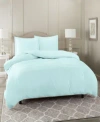 Nestl Bedding Neslt Super Soft Double Brushed Microfiber 3 Pc. Duvet Cover Set, Full In Aqua