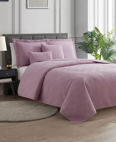 Nestl Diamond Embossed 5-pc. Quilt Set, Full/queen