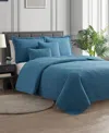 Nestl Diamond Embossed 5-pc. Quilt Set, Full/queen
