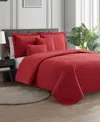 Nestl Diamond Embossed 5-pc. Quilt Set, Full/queen