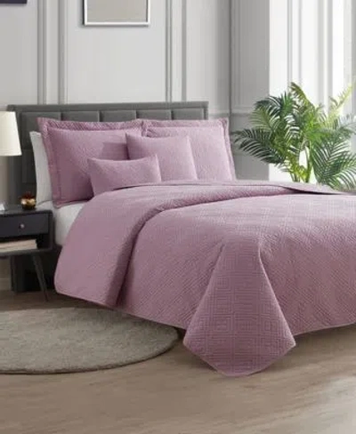 Nestl Diamond Embossed Collection Quilt Sets In Pink