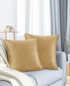 Nestl Elegant Velvet Removeable Cover 2-pack Decorative Pillows, 26" X 26"