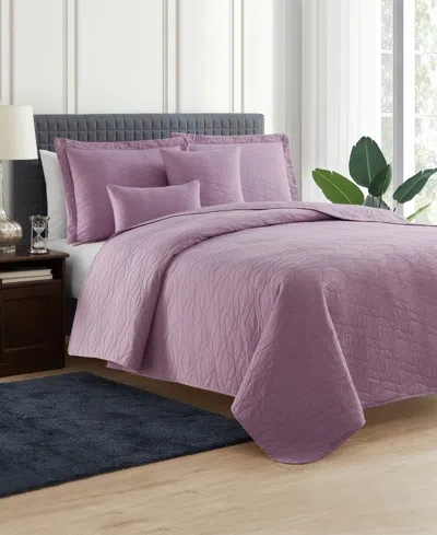 Nestl Ellipse Embossed 4-pc. Quilt Set, Twin/twin Xl