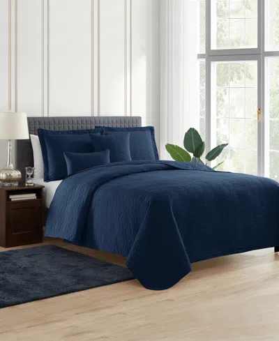 Nestl Ellipse Embossed 5-pc. Quilt Set, Full/queen