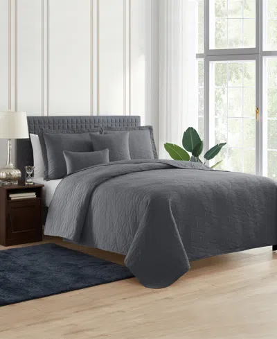 Nestl Ellipse Embossed 5-pc. Quilt Set, King/california King