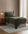 Nestl Extra Deep Pocket 4-pc. Sheet Set, Twin In Green