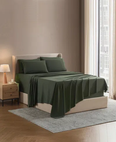 Nestl Extra Deep Pocket 7-pc. Sheet Set, King Split In Green