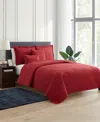 Nestl Grid Embossed 5-pc. Quilt Set, Full/queen